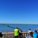 Dag 6.  Cádiz-Rota per veerboot, fietsen naar Sanlúcar 30 km